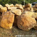 广东园林景观布局造景石材黄蜡石