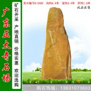  6.3米高 大型景观黄蜡石 景区刻字石 编号R-2403