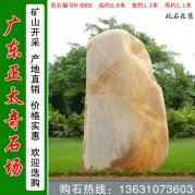 2.6米高园林黄蜡石 刻字标志石 编号N-5805